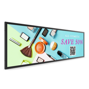 BenQ BH3801N - 38" Class Diagonal Stretch Display Series LCD Screen with LED Backlight - Digital Signage - Android 1920 x 600 - Side Lighting