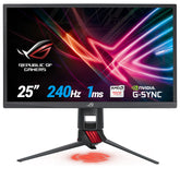 ASUS ROG Strix XG258Q - Monitor LED - gaming - 24.5" - 1920 x 1080 Full HD (1080p) - TN - 400 cd/m² - 1000:1 - 1 ms - 2xHDMI, DisplayPort - vermelho, cinza escuro