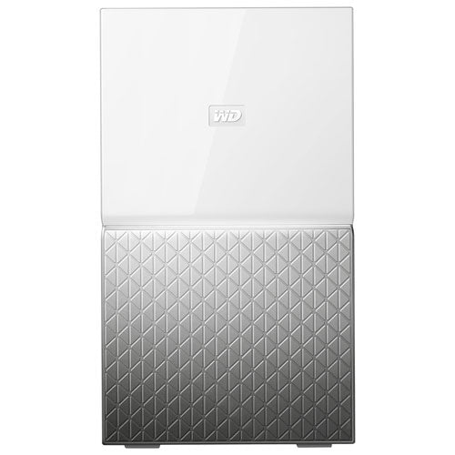 WD My Cloud Home Duo WDBMUT0060JWT - Dispositivo de armazenamento pessoal em nuvem - 6 TB - HDD 3 TB x 2 - RAID (expansão de disco rígido) 1, JBOD - Gigabit Ethernet