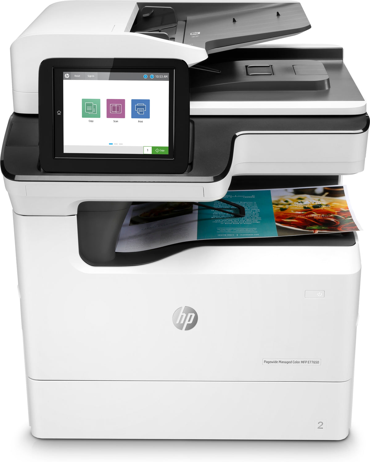 Velocidad HP 50 ppm - Licencia - para PageWide Managed Color MFP E77650dn, MFP E77650dns, MFP E77650z+, MFP E77650zs