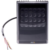 AXIS T90D30 - Iluminador infrarrojo - montaje en techo, montaje en poste, montaje en pared - 12 - 24 V - interior, exterior - 46 Watt - negro - para AXIS P1455-LE, P1455-LE-3 License Plate Verifier Kit, Q1656, Q1656-B , Q1715, V5938 50Hz