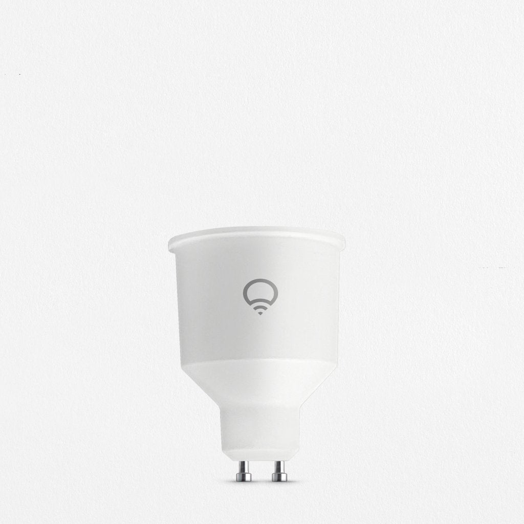 LIFX - LED light bulb - GU10 - 6 W - class G - 16 million colors - 2500-9000 K - pearl white