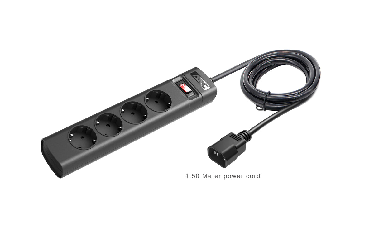 APC UPS Power Strip PZ42I-GR - Power range (rack mountable / outdoor) - AC 230 V - 2500 Watt - input: IEC 60320 C14 - output connectors: 4 (CEE 7/3) - 1.5 m cable - for P /N: SMC1000IC, SMT750IC, SMT750RMI2UC