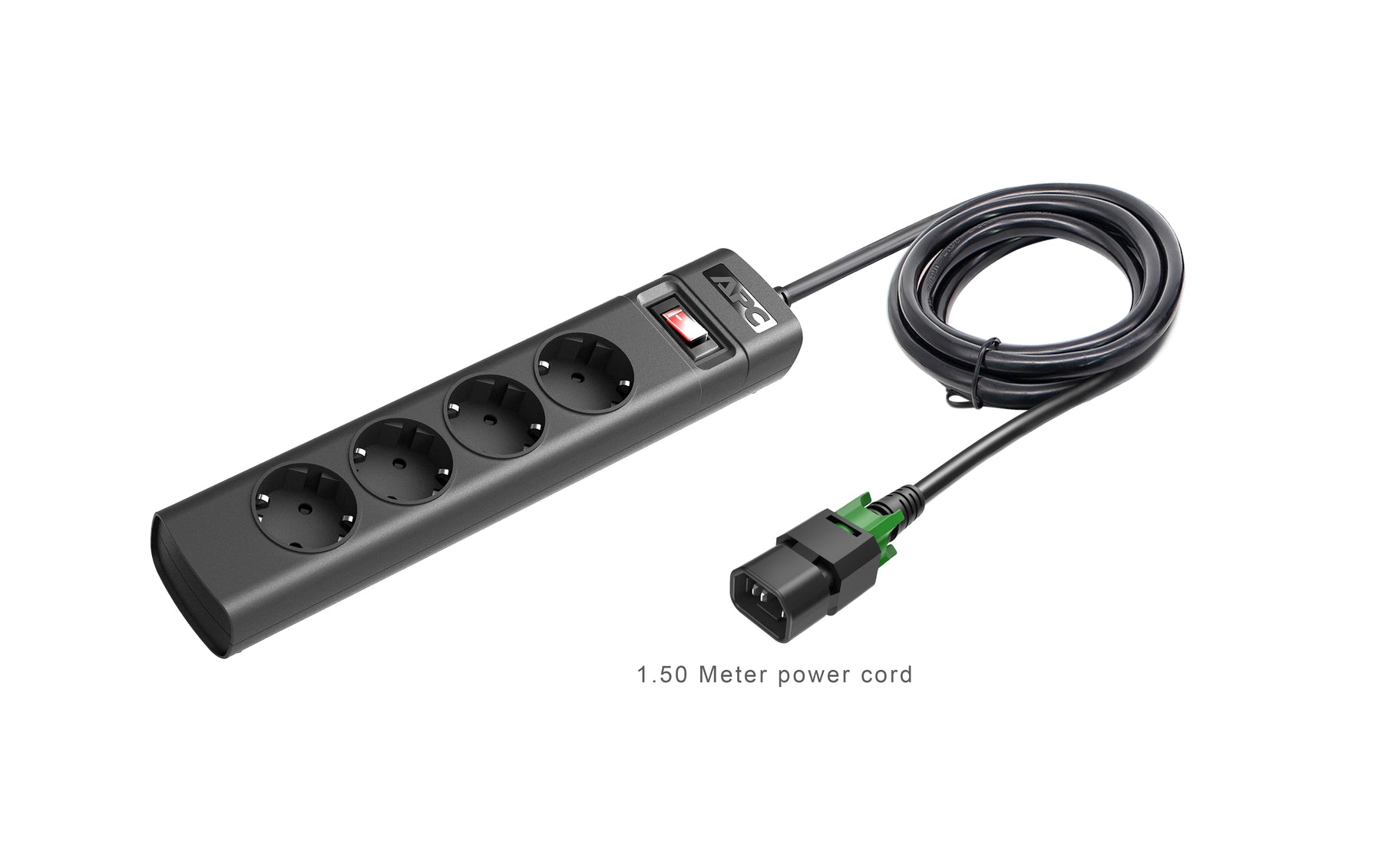 APC UPS Power Strip PZ42IZ-GR - Power range (rack mountable / outdoor) - AC 230 V - 2500 Watt - input: IEC 60320 C14 - output connectors: 4 (CEE 7/3) - 1.5 m cable - for P /N: SMC1000IC, SMT750IC, SMT750RMI2UC