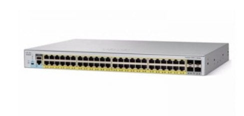 Cisco Catalyst 2960L-48PQ-LL - Interruptor - Administrado - 48 x 10/100/1000 (PoE+) + 4 x 10 Gigabit SFP+ (uplink) - desktop, montável em trilho - PoE+ (370 W)