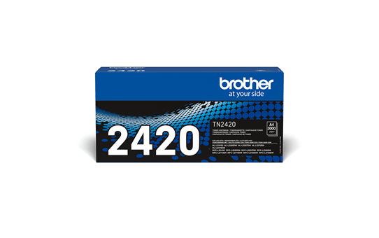 Brother TN2420 - High Yield - negro - original - cartucho de tóner - para Brother DCP-L2510, L2530, L2537, L2550, HL-L2350, L2370, L2375, MFC-L2713, L2730, L2750