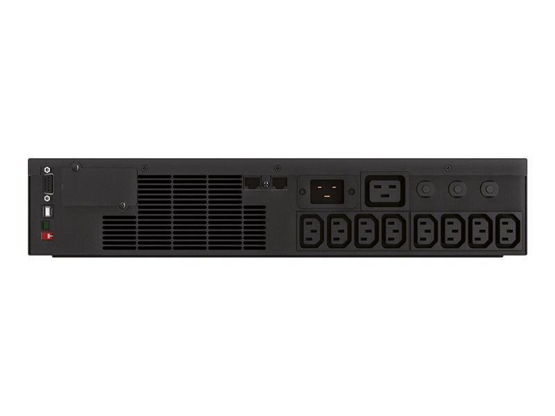 Liebert PSI PS2200RT3-230 - UPS (montável em bastidor / externo) - AC 220/230/240 V - 1980 Watt - 2200 VA - 1 fase - 7.2 Ah - RS-232, USB - conectores de saída: 9 - PFC - 2U - preto