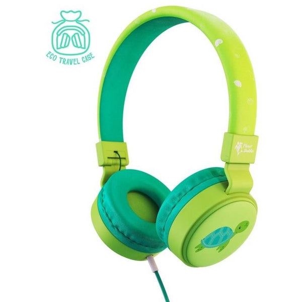 AURICULARES PLANET BUDDIES TORTUGA INFANTIL VERDE