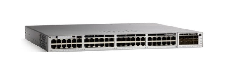 Cisco Catalyst 9300 - Network Advantage - switch - L3 - Managed - 36 x 2.5GBase-T (UPOE) + 12 x 100/1000/2.5G/5G/10G (UPOE) - rail mountable - UPOE (490W)