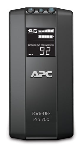 APC Back-UPS RS LCD 700 Master Control - UPS - AC 120 V - 420 Watt - 700 VA - USB - output connectors: 6 - black - for P/N: AR106SH4, AR106SH6, AR109SH4, AR109SH6, AR112SH4, AR112SH6, SCL500RM1UNC