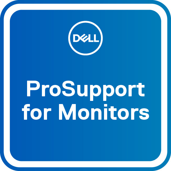 Dell Upgrade from 3Y Basic Advanced Exchange to 5Y ProSupport for monitors - Contrato extendido de serviço - substituição - 5 anos - carregamento - resposta em tempo: NBD - para Dell E2417H, E2720H, E2720HS, P1917S, P2018H, P2217H, P2219H, P2219HC, P