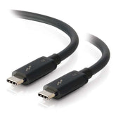 C2G 1m Thunderbolt 3 Cable (20Gbps) - Thunderbolt Cable 4K - Black - Thunderbolt Cable - USB-C(M) to USB-C(M) - Thunderbolt 3 - 30V - 1m - 4K Support - Black