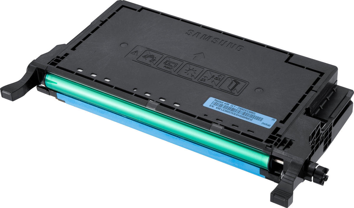 Samsung CLT-C5082L - High Yield - cyan blue - original - toner cartridge (SU055A) - for Samsung CLP-620, CLP-670, CLX-6220, CLX-6250