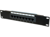 PPANEL 1U WITH 8 RJ45 UTP CAT 5E