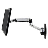 Ergotron LX - Mounting kit (wall mount, monitor arm) - for LCD display - aluminum - polished aluminum - screen size: up to 34"