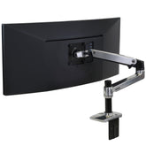 Ergotron LX - Kit de montagem (braço articulado, montagem de presilha de mesa, adaptador de extensão, base de montagem de ilhó, poste 7") - para visor LCD - alumínio polido - tamanho de tela: até 34"