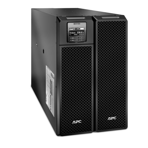 APC Smart-UPS SRT 10000VA RM - UPS (montable en rack) - AC 220/230/240/380/400/415 V - 10 kW - 10000 VA - Ethernet 10/100, RS-232, USB - 6U - negro - para N/P: AR2487G, AR3103SP, AR3105W, AR3106SP, AR3155W, AR3305W, AR3355SP, AR3355W, NBWL0356A