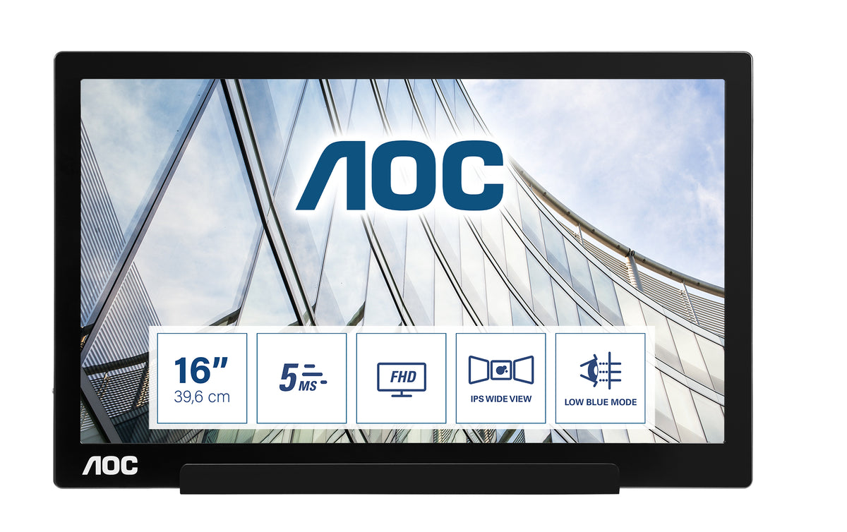 AOC PORTABLE MONITOR IPS 16 (15.6) FHD USB-C I1601FWUX