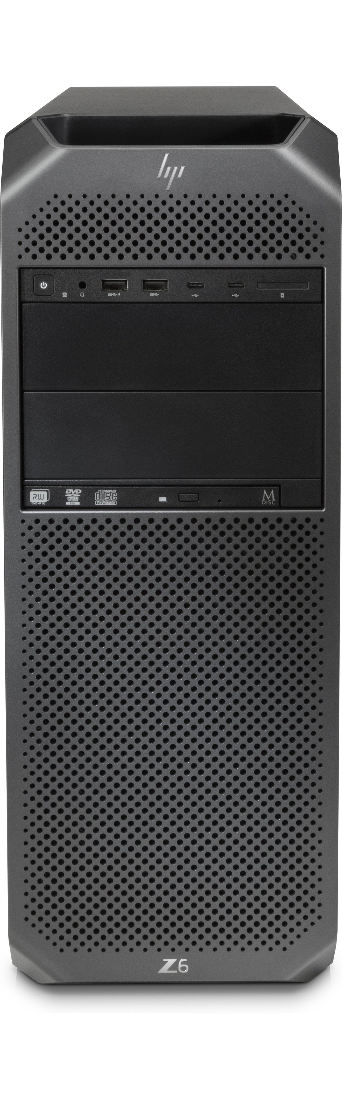HP Workstation Z6 G4 - Torre - 4U - 1 x Xeon Silver 4108 / 1.8 GHz - vPro - RAM 32 GB - HDD 1 TB - Gravador DVD - sem controlador de imagem - GigE - Win 10 Pro para estações de trabalho 64-bit - monitor: nenhum - preto