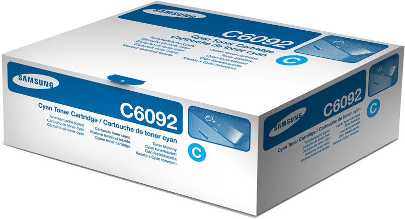 Samsung CLT-C6092S - Cyan blue - original - toner cartridge (SU082A) - for Samsung CLP-770ND, CLP-770NDK, CLP-770NDKG, CLP-775N, CLP-775ND