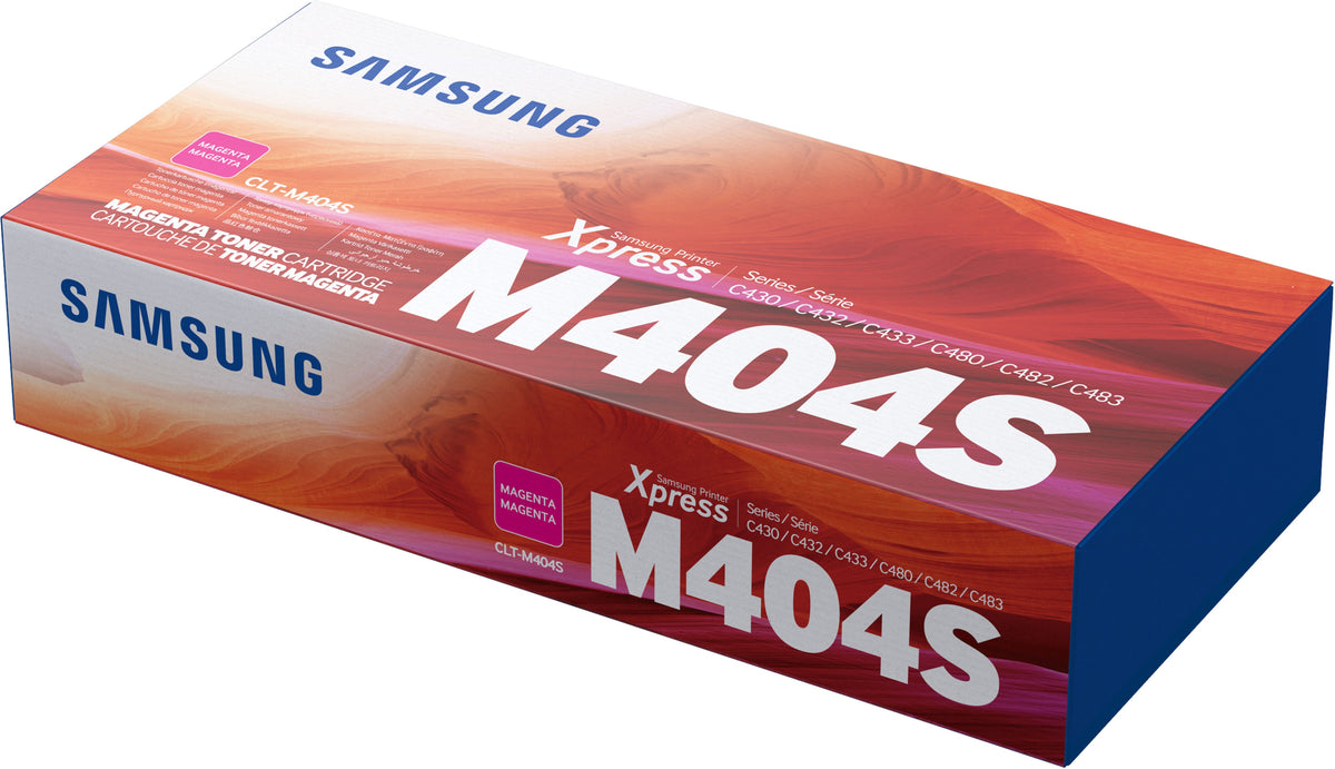 Samsung CLT-M404S - Magenta - original - cartucho de toner (SU234A) - para Samsung CLX-3302, 3303, 3304, 3307, Xpress SL-C432, C433, C462, C463, C467, C482, C483