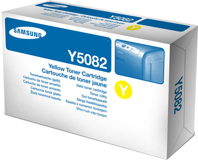 Samsung CLT-Y5082S - Yellow - original - toner cartridge (SU533A) - for Samsung CLP-620, CLP-670, CLX-6220, CLX-6250