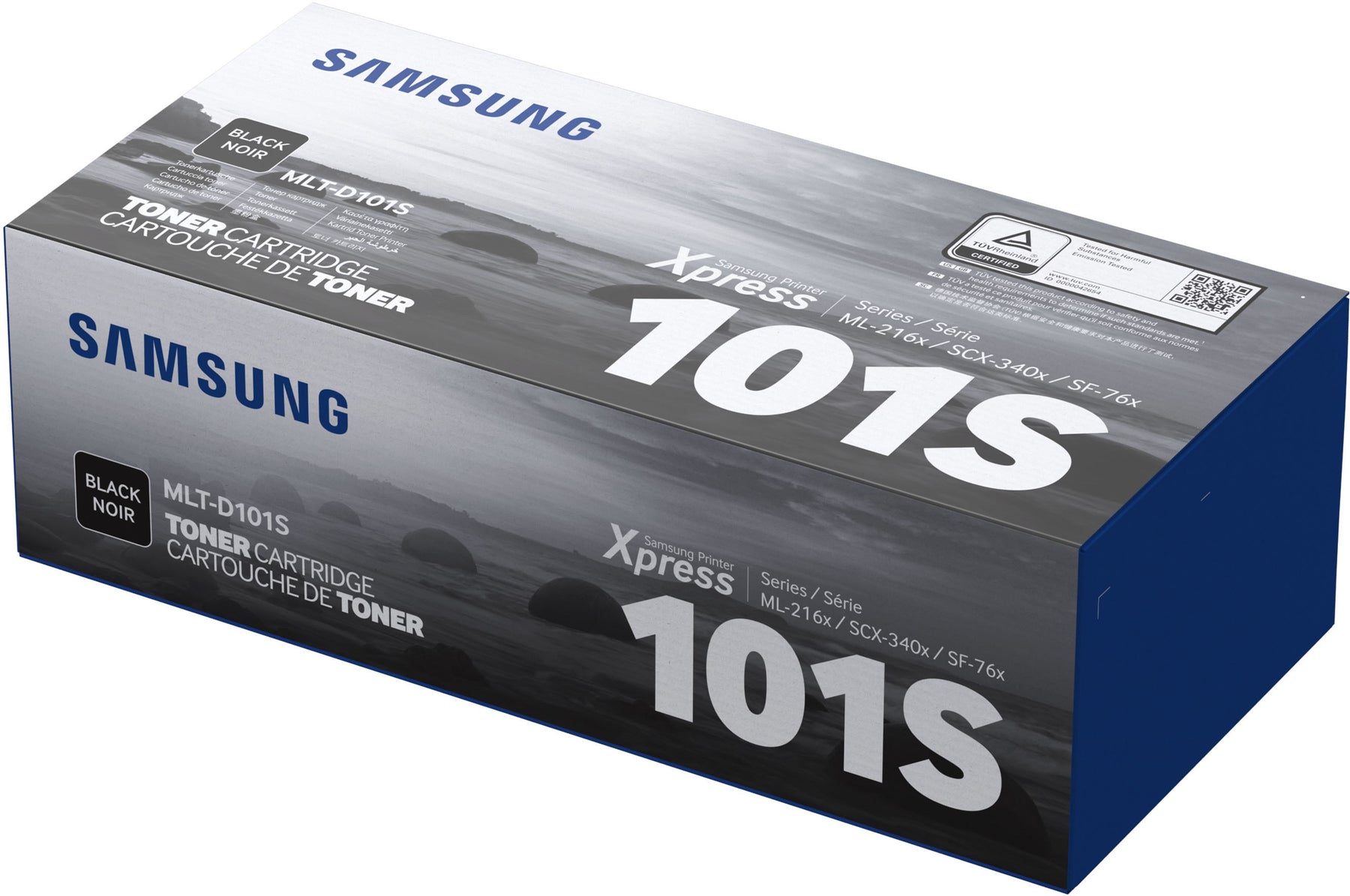 Samsung MLT-D101S - Negro - original - cartucho de tóner (SU696A) - para Samsung ML-2160, 2161, 2162, 2163, 2164, 2165, 2168, SCX-3400, 3401, 3405, 3406, SF-761