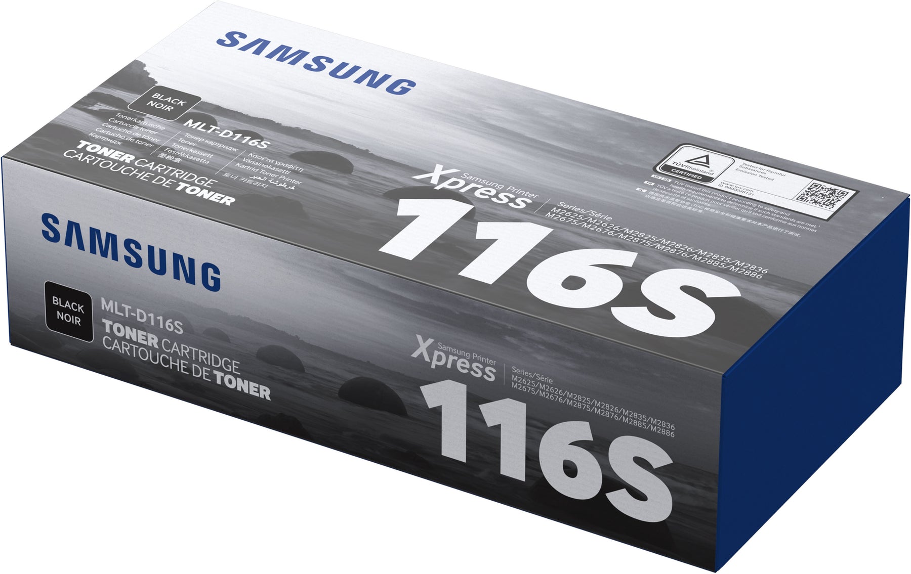 Samsung MLT-D116S - Negro - original - cartucho de tóner (SU840A) - para Xpress SL-M2625, M2626, M2675, M2676, M2825, M2826, M2836, M2875, M2876, M2885, M2886