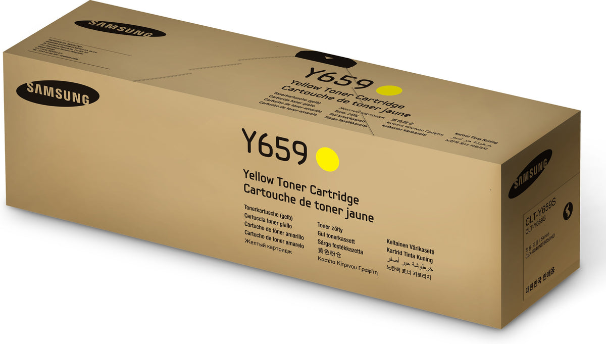 Samsung CLT-Y659S - Yellow - original - toner cartridge (SU570A) - for MultiXpress CLX-8640, CLX-8641, CLX-8642, CLX-8650, CLX-8651, CLX-8652, ProXpress SL-C4821