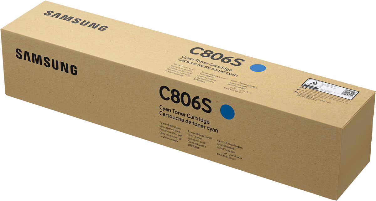 Samsung CLT-C806S - Cyan blue - original - toner cartridge (SS553A) - for Samsung SL-K703, SL-X703, SL-X706, MultiXpress SL-X704, SL-X7400, SL-X7500, SL-X7600