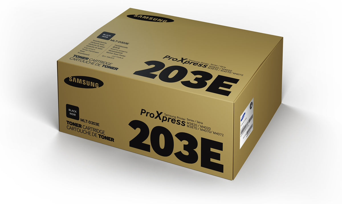 Samsung MLT-D203E - Extra High Yield - black - original - toner cartridge (SU888A) - for ProXpress SL-M3820, SL-M3870, SL-M4020, SL-M4024, SL-M4070, SL-M4072