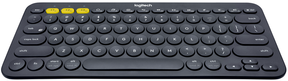 Logitech K380 Multi-Device Bluetooth Keyboard - Keyboard - Bluetooth - UK - Black