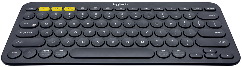 Logitech K380 Multi-Device Bluetooth Keyboard - Keyboard - Bluetooth - UK - Black