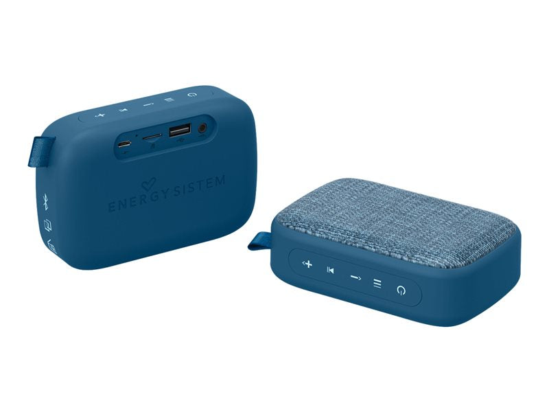 Energy Fabric Box 1+ Pocket - Altavoz - para uso portátil - inalámbrico - Bluetooth - 3 Watt - blueberry