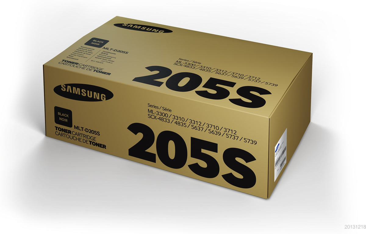 Samsung MLT-D205S - Negro - original - cartucho de tóner (SU974A) - para Samsung ML-3300, 3310, 3312, 3700, 3710, 3712, SCX-4833, 4835, 5637, 5639, 5737, 5739