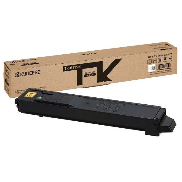 Kyocera TK 8115K - Preto - original - cartucho de toner - para ECOSYS M8124cidn, M8124cidn/KL3, M8130cidn, M8130cidn/KL2, M8130cidn/KL3