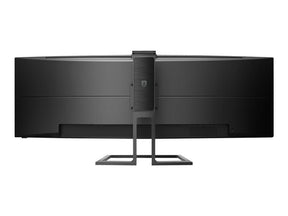 Philips Brilliance P-line 499P9H - Monitor LED - curvo - 49" (48,8" visibles) - 5120 x 1440 Dual Quad HD @ 60 Hz - VA - 450 cd/m² - 3000:1 - DisplayHDR 400 - 5ms - 2xHDMI, DisplayPort , USB-C - altavoces - negro texturizado - para exone go Business