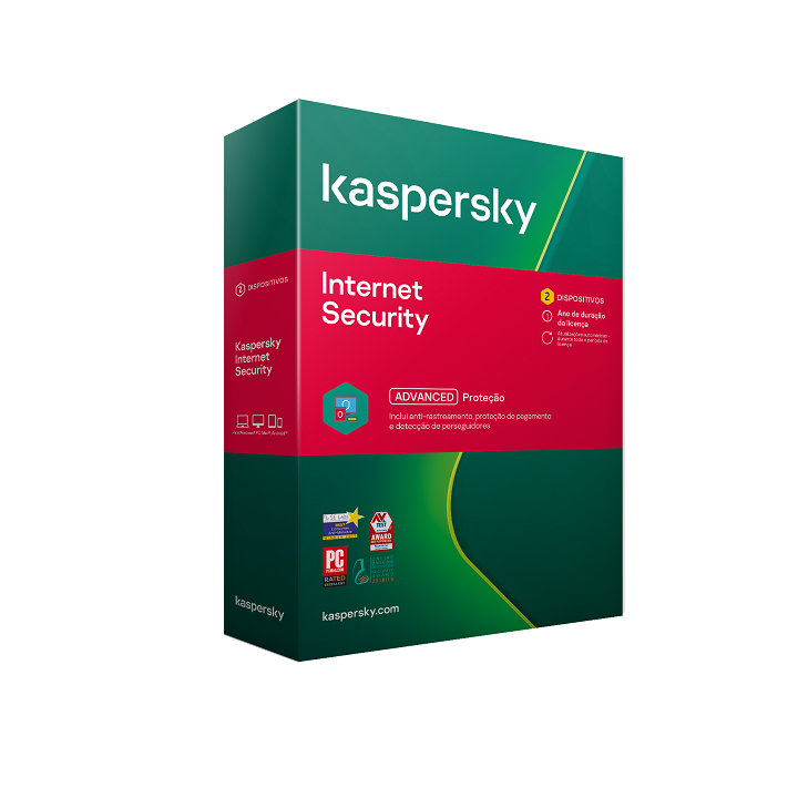 Kaspersky Internet Security Software 2 usuarios 1 año