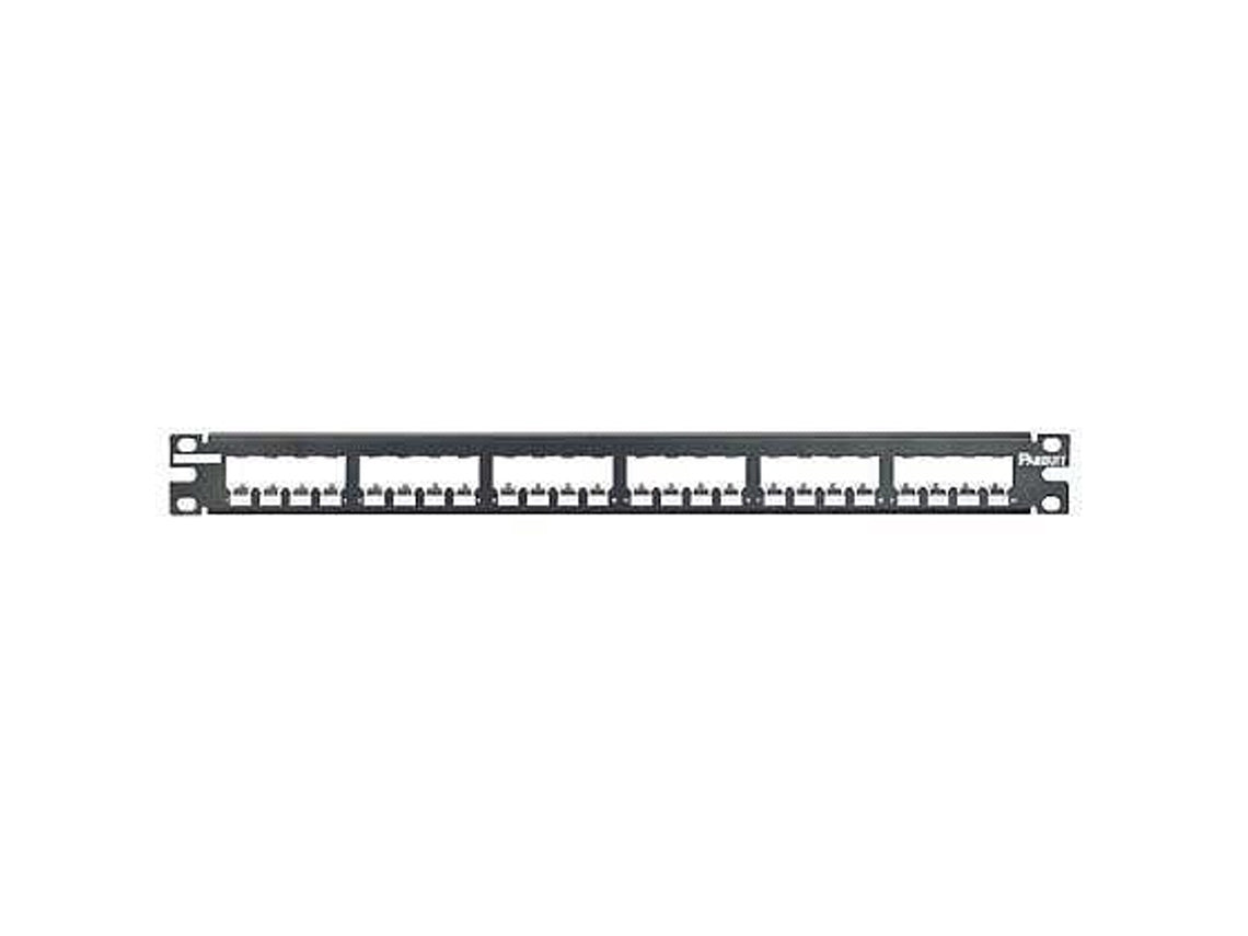 PANEL 1U FOR 24 RJ45-STP BLACK