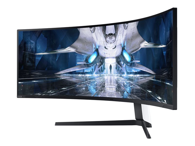 Samsung Odyssey Neo G9 S49AG950NU - Monitor QLED - curvo - 49" (48,7" visibles) - 5120 x 1440 Dual Quad HD @ 240 Hz - VA - 2000 cd/m² - 1000000:1 - HDR10+ - 1 ms - 2xHDMI, DisplayPort - negro