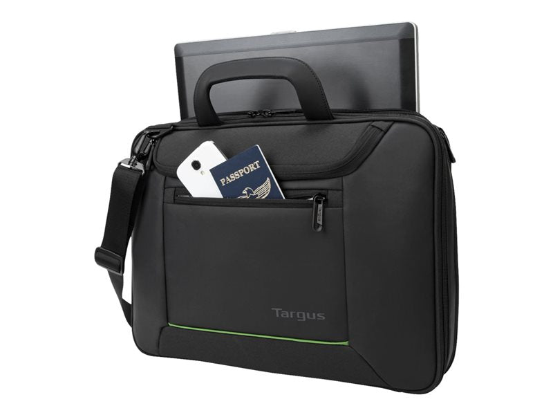 Targus Balance EcoSmart Briefcase - Laptop Case - LOGO TD BNL - 14" - Black