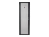 APC NetShelter SV Puerta plana perforada - Puerta de rack - Negro - 42U - para P/N: NBPD0160A, NBWL0355A, SMX3000HV-BR, SRT1000RMXLI, SRT1000RMXLI-NC, SRT1500RMXLA-NC (AR702400)