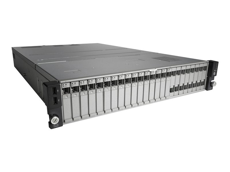 Cisco UCS C240 ​​​​SingleConnect Performance SmartPlay Expansion Pack - Servidor - rack - 2U - 2 vías - 2 x Xeon E5-2680V2 / 2,8 GHz - RAM 64 GB - SAS - bahía hot-swap de 2,5" - sin HDD - G200e - GigE , 10 GigE, FCoE de 10 Gb