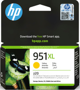 HP 951XL - 17 ml - High Yield - yellow - original - ink cartridge - for Officejet Pro 251, 276, 8100, 8600, 8600 N911, 8610, 8615, 8616, 8620, 8625, 8630, 8640