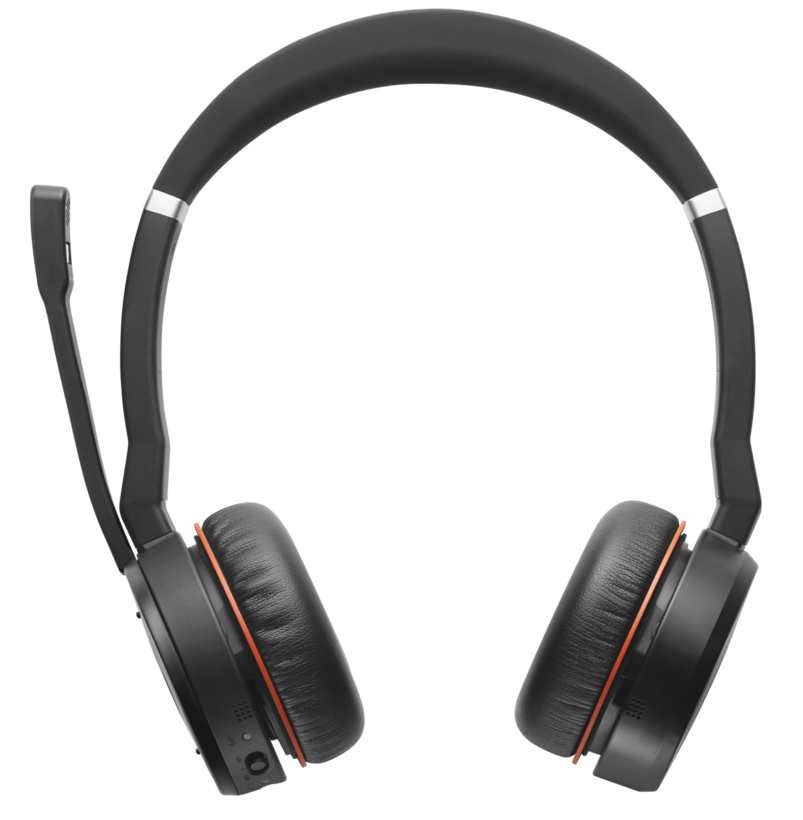 Jabra Evolve 75 UC Stereo - Headphones - in ear - bluetooth - wireless - active noise canceling - USB