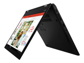 Lenovo ThinkPad L13 Yoga Gen 2 20VK - Design invertido - Intel Core i7 1165G7 / 2.8 GHz - Win 10 Pro 64-bit - Iris Xe Graphics - 16 GB RAM - 512 GB SSD TCG Opal Encryption 2, NVMe - 13.3" IPS ecrã de toque 1920 x 1080 (Full HD) - Wi-Fi 6 - preto - kb