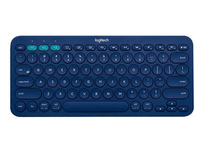 Logitech K380 Multi-Device Bluetooth Keyboard - Keyboard - Bluetooth - UK - Blue