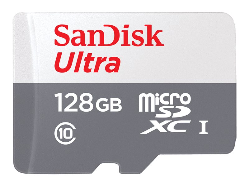 SanDisk Ultra - Flash Memory Card - 128 GB - Class 10 - microSDXC UHS-I