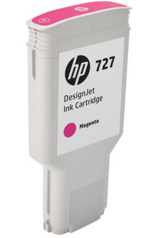 HP 727 - 300 ml - high capacity - magenta - original - DesignJet - ink cartridge - for DesignJet T1500, T1530, T2500, T2530, T920, T930