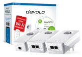 devolo Magic 2 WiFi next Multiroom Kit, velocidad de PLC de hasta 2400 Mbps, malla Wi-Fi con 2 puertos LAN - PT8632